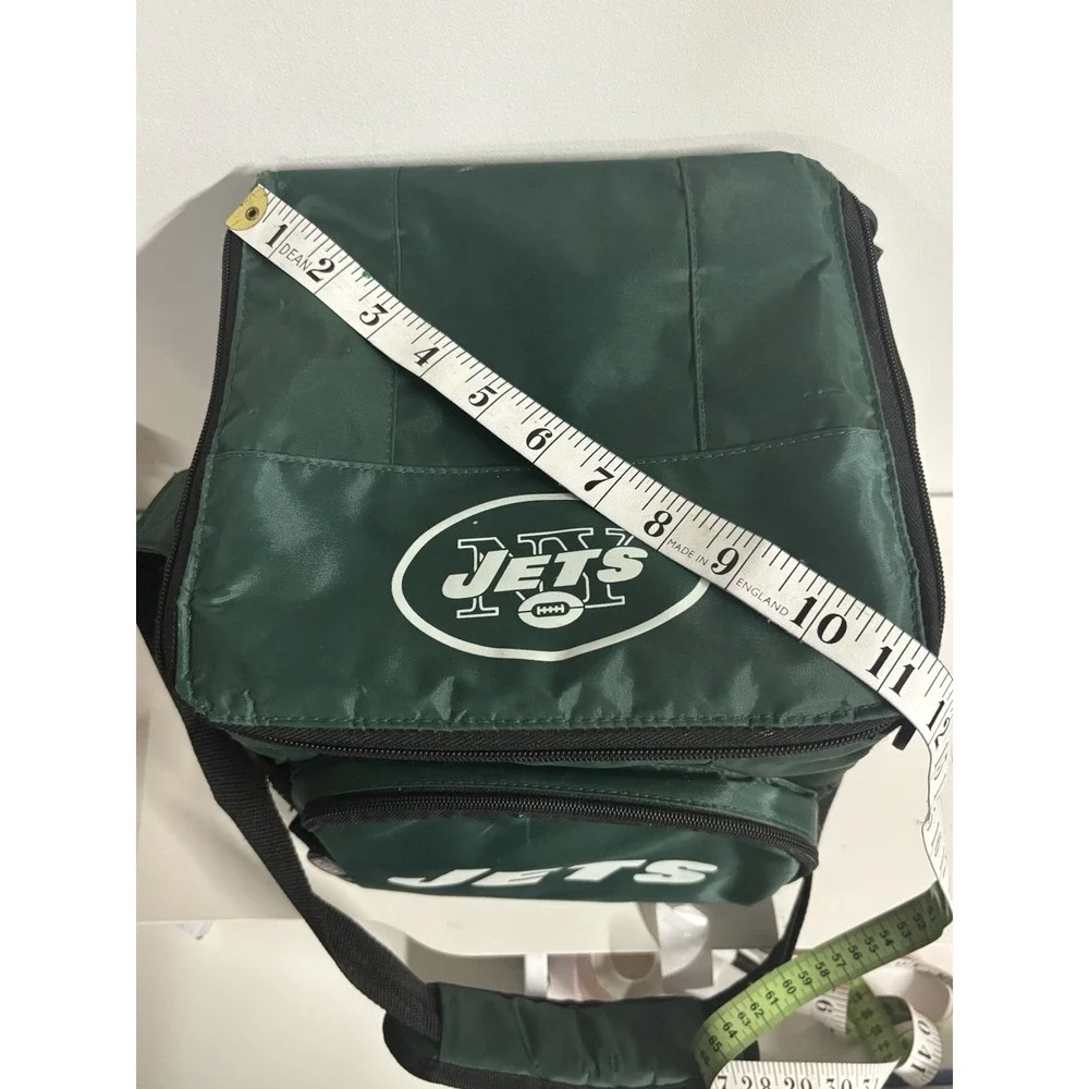 New York Jets NFL Insulated Cooler Bag w/ Shoulder Strap Green Black White